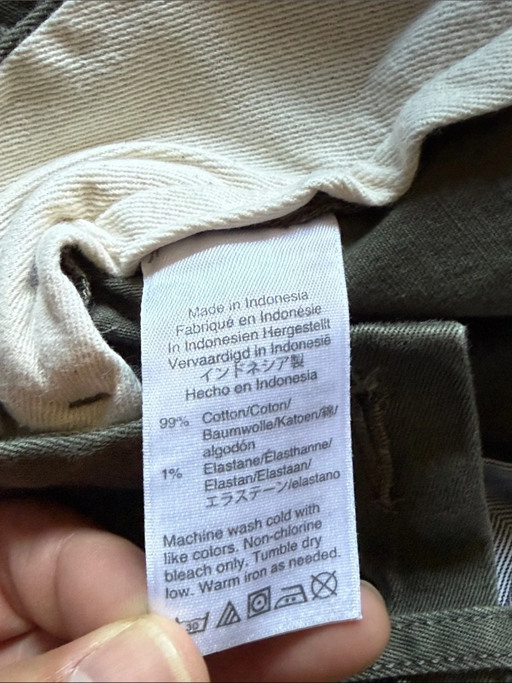 J. Crew Olive Chino Pants